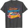 image:imageHot Wheels Birthday Confetti Mother of Birthday Boy TShirt Tee for Women and MenDark Heather Grey
