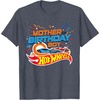 image:imageHot Wheels Birthday Confetti Mother of Birthday Boy TShirt Tee for Women and MenHeather Blue