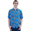 image:imageHot Wheels Matching Family Button Down Shirt Toddler to Adult Sizes 2T  2XLBright Blue