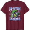 image:imageHot Wheels Monster Trucks  Big Actions Lightning Bolts TShirtBurgundy