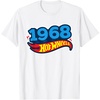 image:imageHot Wheels UnisexAdults Kids Classic Vintage TShirt Black Short Sleeve Crew Neck TShirt Letter PrintWhite