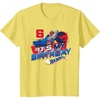 image:imageKids Hot Wheels Its My 6th Birthday Dare to be Rad TShirtLemon Yellow