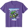 image:imageKids Hot Wheels Monster Trucks  Birthday Kid TShirtPurple Heather
