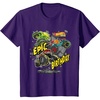 image:imageKids Hot Wheels Monster Trucks  Epic Birthday TShirtPurple