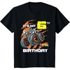 image:imageKids Hot Wheels Monster Trucks  Its My 6th Birthday TShirtBlack