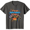 image:imageKids Hot Wheels Monster Trucks  Its My Birthday TShirtAsphalt Grey