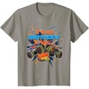 image:imageKids Hot Wheels Monster Trucks  Its My Birthday TShirtSlate Grey