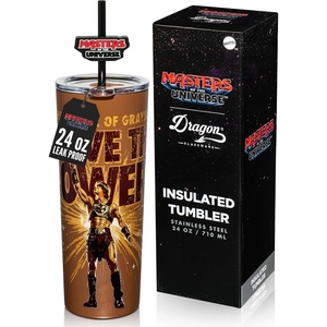 image:imageDragon Glassware x Hot Wheels Tumbler with Straw 24 oz  Race TeamMOTU  Power