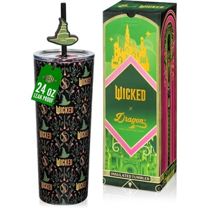 image:imageDragon Glassware x Hot Wheels Tumbler with Straw 24 oz  Race TeamWicked  Enchanted