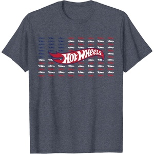 image:imageHot Wheels  4th of July American Flag TShirtHeather Blue