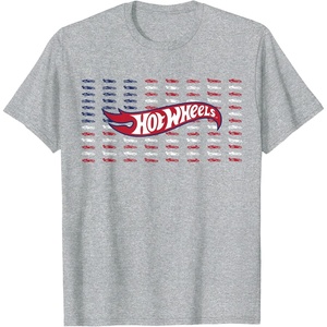 image:imageHot Wheels  4th of July American Flag TShirtHeather Grey