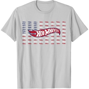 image:imageHot Wheels  4th of July American Flag TShirtSilver Grey