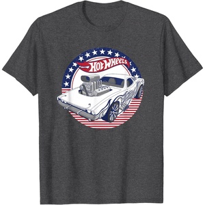 image:imageHot Wheels  4th of July Americana Wheel TShirtDark Heather Grey
