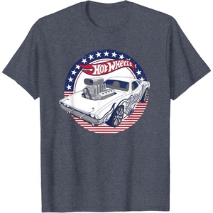 image:imageHot Wheels  4th of July Americana Wheel TShirtHeather Blue