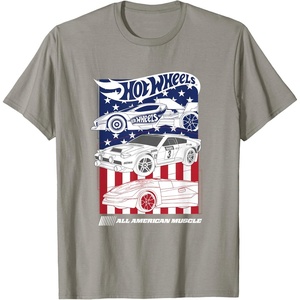 image:imageHot Wheels  All American Muscle 4th of July TShirtSlate Grey
