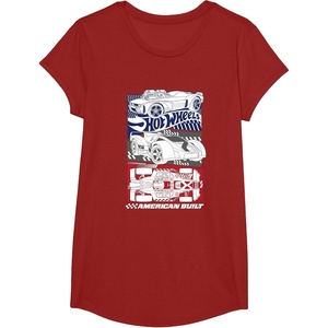 image:imageHot Wheels  American Built 4th of July TShirtCranberry Red