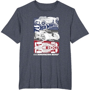 image:imageHot Wheels  American Built 4th of July TShirtHeather Blue