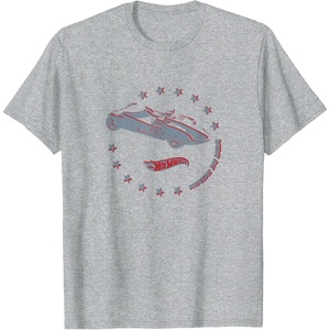 image:imageHot Wheels  Americana Made in the USA 4th of July TShirtHeather Grey
