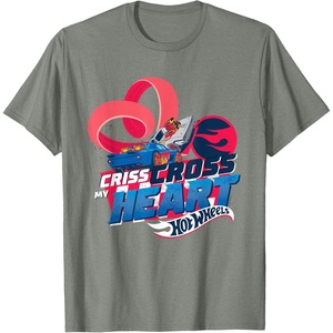image:imageHot Wheels  Criss Cross My Heart TShirtOlive Heather