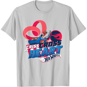 image:imageHot Wheels  Criss Cross My Heart TShirtSilver Grey