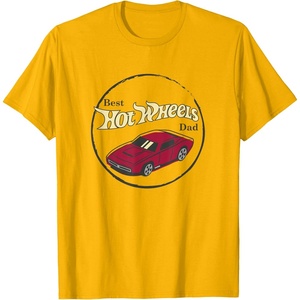 image:imageHot Wheels  Fathers Day Best Hot Wheels Dad TShirtGolden Yellow