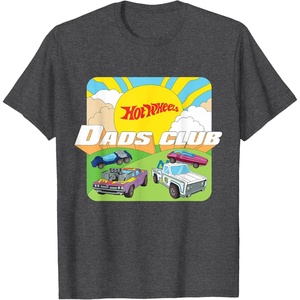 image:imageHot Wheels  Fathers Day Cool Dads Club TShirtDark Heather Grey