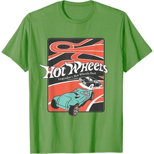 image:imageHot Wheels  Fathers Day Legendary Hot Wheels Dad TShirtGrass Green