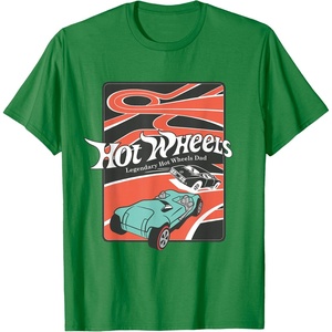image:imageHot Wheels  Fathers Day Legendary Hot Wheels Dad TShirtKelly Green