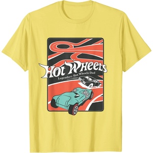 image:imageHot Wheels  Fathers Day Legendary Hot Wheels Dad TShirtLemon Yellow