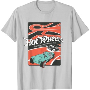 image:imageHot Wheels  Fathers Day Legendary Hot Wheels Dad TShirtSilver Grey