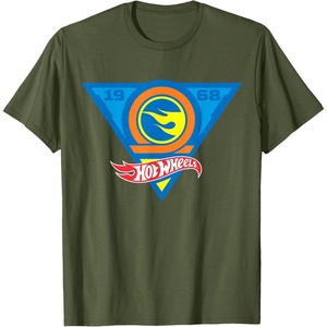 image:imageHot Wheels  Flame Triangle TShirtOlive Green
