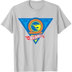image:imageHot Wheels  Flame Triangle TShirtSilver Grey