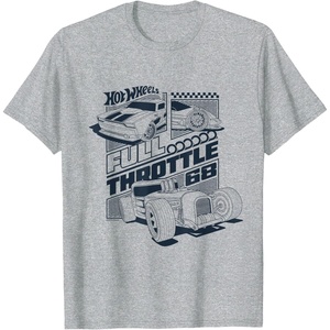 image:imageHot Wheels  Full Throttle 68 TShirtHeather Grey