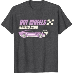 image:imageHot Wheels  Girls Club TShirtDark Heather Grey
