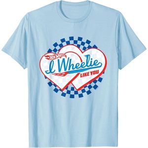 image:imageHot Wheels  I Wheelie Like You TShirtBaby Blue