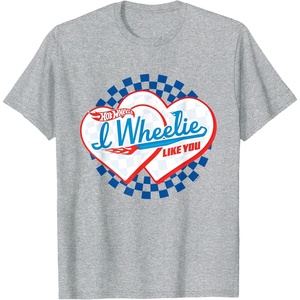 image:imageHot Wheels  I Wheelie Like You TShirtHeather Grey