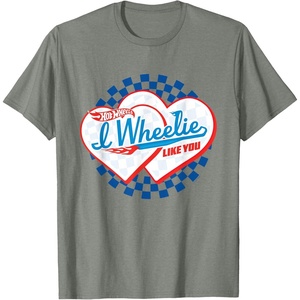 image:imageHot Wheels  I Wheelie Like You TShirtOlive Heather