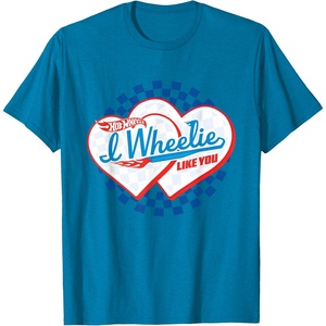 image:imageHot Wheels  I Wheelie Like You TShirtSapphire Blue