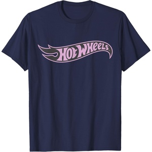 image:imageHot Wheels  Pink and Grey Flag TShirtNavy Blue