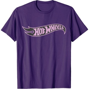 image:imageHot Wheels  Pink and Grey Flag TShirtPurple