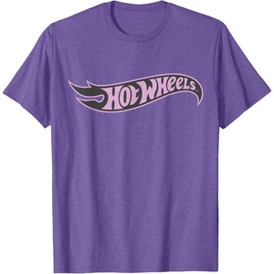 image:imageHot Wheels  Pink and Grey Flag TShirtPurple Heather