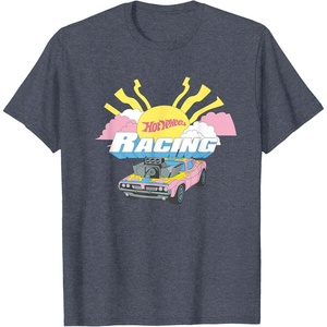 image:imageHot Wheels  Racing into the Sunset TShirtHeather Blue