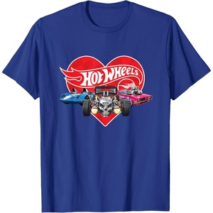 image:imageHot Wheels  Red Heart TShirtRoyal Blue