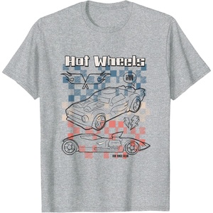 image:imageHot Wheels  Red White and Blue TShirtHeather Grey