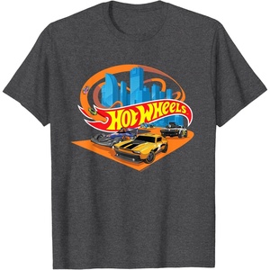 image:imageHot Wheels  Super Fast Track TShirtDark Heather Grey