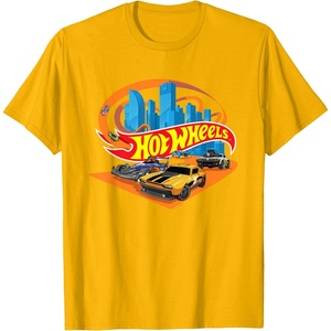 image:imageHot Wheels  Super Fast Track TShirtGolden Yellow