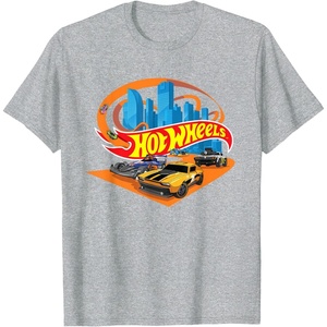 image:imageHot Wheels  Super Fast Track TShirtHeather Grey