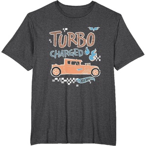 image:imageHot Wheels  Turbo Charged TShirtDark Heather Grey