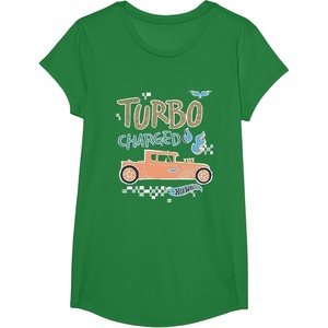 image:imageHot Wheels  Turbo Charged TShirtKelly Green