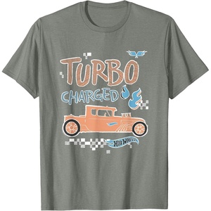 image:imageHot Wheels  Turbo Charged TShirtOlive Heather